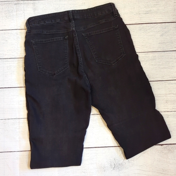 Old Navy Black Rockstar Mid Rise Jeggings - Size 8 Regular - Picture 8 of 9